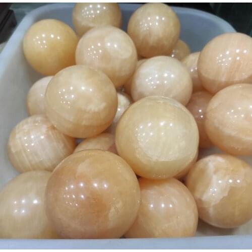 1pcs High quality natural topaz crystal ball reiki stone gem chakra stone and healing crystal home decor