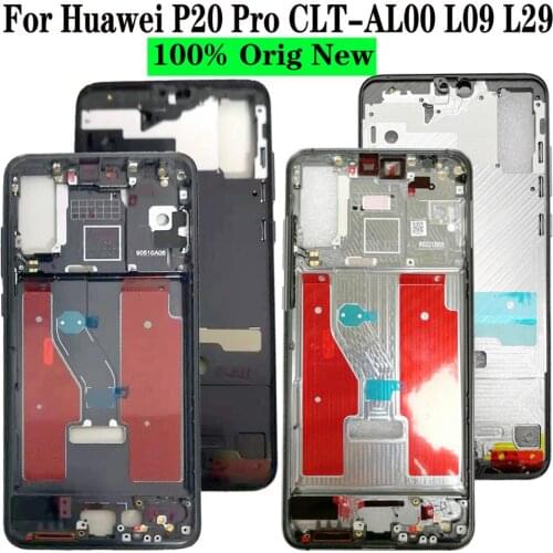 100% New For Huawei P20 Pro CLT-AL00 L09 L29 Metal Front Middle LCD Screen Housing Frame Bezel Chassis Replacement Repair Parts