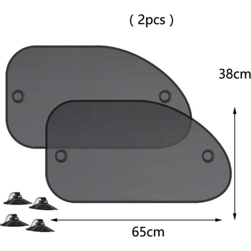 65x38cm 2PCS Car Side Window Sunshade Close To The Sunshade Sunshade Cover Sunshade Car Sunshade Mesh