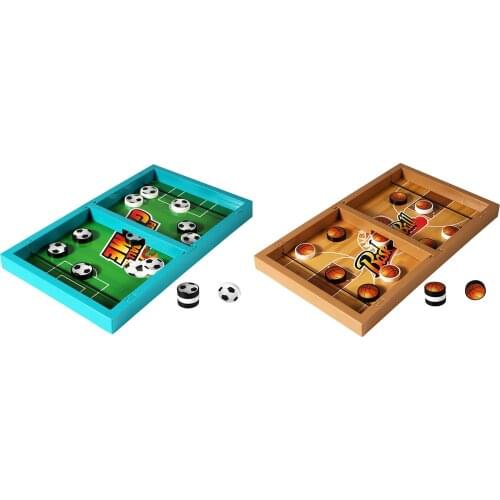 Fast Sling Puck Game Table Desktop Ice Hockey Winner Board Chess Games Foosball Basketball Sticker Family Leisure Fun Toy