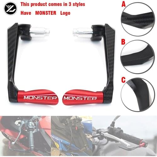 For DUCATI Monster 600 620 695 750 800 1000 821 796 696 Motorcycle Handguards Handlebar Grips Protector bar ends Levers Guard