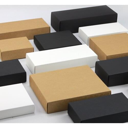 20 pcs Natural Brown Kraft Paper Packaging Box Cajas de Carton Box Soap Packaging Box Wedding Favors Candy Gift Box