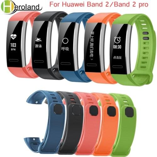 Soft Silicone Replacement wrist band watch strap For Huawei Band 2/Band 2 pro Smart Watch Watchbnad For Huawei Band 2/Band 2 pro