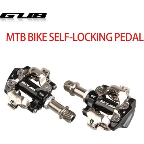 GUB Mountain Bicycle Self-locking Pedal M101 Lightweight Aluminum Alloy Bearing Sealed Locking Bike Pedal Riding Accessoriess