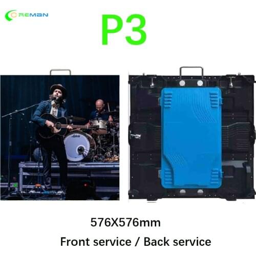 PH3 P3 LED video wall system processor , stage background full color video led tv screen display