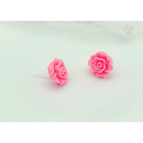 Kino Makoto/ Sailor Jupiter Cosplay Accessory Earrings Rose Flower Stud Earrings