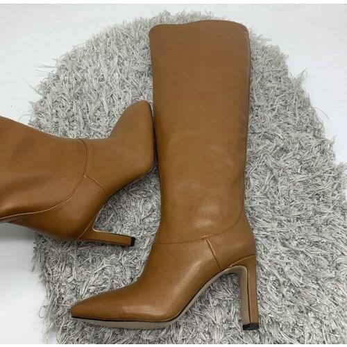 SHININGTHROUGH Women's High Boots