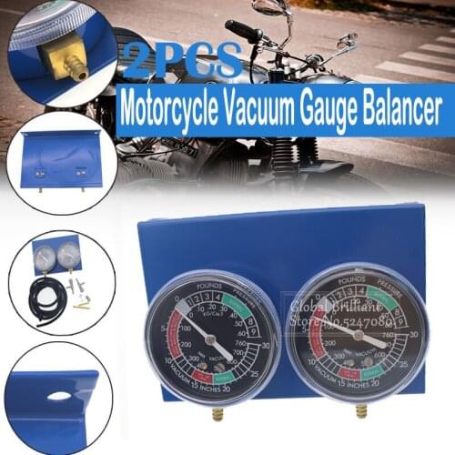 2pcs Universal Motorcycle Cylinder Carburetor Synchronizer Set Vacuum Balancer Gauge Motorbike Carbs For Yamaha/Honda/Suzuki