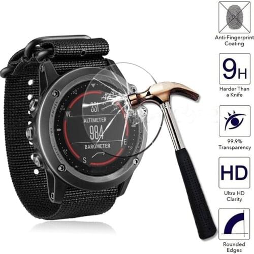 1pcs Tempered Glass Watch Screen Protector 9H Real Full Coverage Film Smart Watch Accessories For Garmin Fenix 5 Series NEW