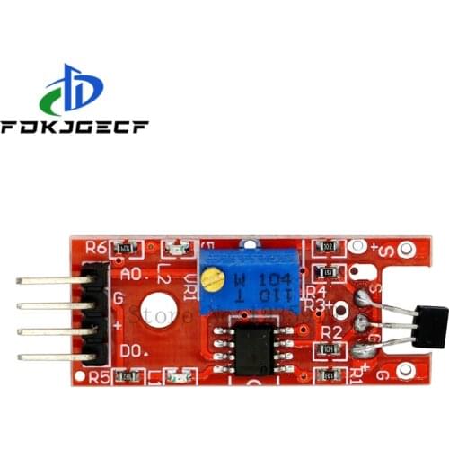 4pin KY-024 Linear Magnetic Hall Switches Speed Counting Sensor Module for arduino DIY Kit