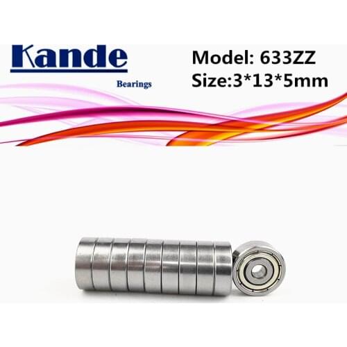 633ZZ ABEC-1 ABEC-3 ABEC-5 633 ZZ Miniature Deep Groove 633 Ball Bearing 3x13x5mm 633-2Z
