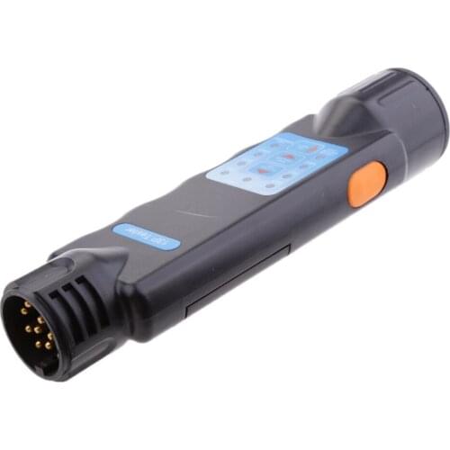 Car Trailer Caravan 13 Pin Tow Bar Light Wiring Tester Socket Plug N-Type