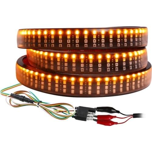 White Amber Red Color Quad Row F150 LED Tail Light