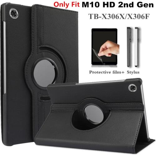 Case For Lenovo Tab M10 HD 2nd Gen TB-X306X TB-X306F 360 Rotate Stand Tablet Cover Lenovo Tab M10 HD X306X 10.1inch Tablet Funda