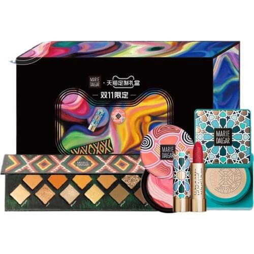 CY MARIE DALGAR Gift Box Blush Lipstick Air Cushion Christmas Limit Makeup Full Set