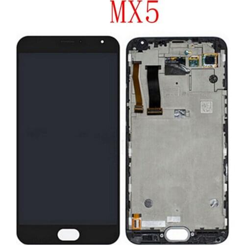 For Meizu MX5 M575M M575U Lcd Display with Touch glass Digitizer+Frame Assembly replacement Pantalla parts