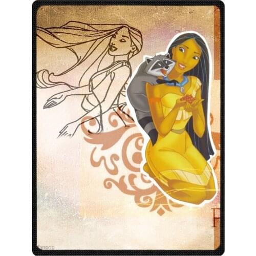 Home Textile Sofa/Bedding Throws Flannel Blanket Spring Autumn Warm Soft Bedsheet Pocahontas Blankets