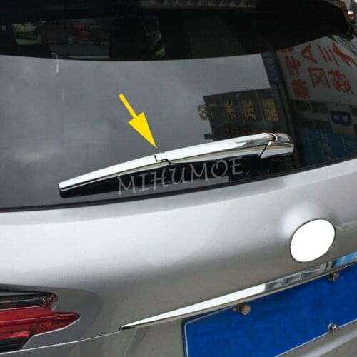 Chrome Rear Windscreen Wiper Cover Trims For 2015 2016 2017 2018 2019 2020 Lexus NX200t NX300 NX300h