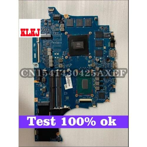 KLKJ DA0G3DMBCE0 Laptop Motherboard For HP 15-DC Original Mainboard I7-8750H GTX1060-6G