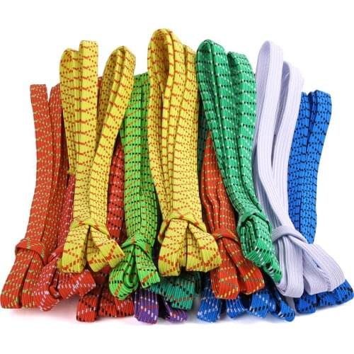 5pcs 2yards/piece Colorful Elastic Bands Rope 11mm Rubber Band Spandex Ribbon Sewing Lace Trim Waist Band Garment Accessory