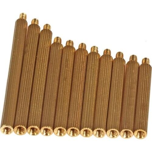 M2 single head copper column screw security copper column camera stud M2x3x3-M2x40x3