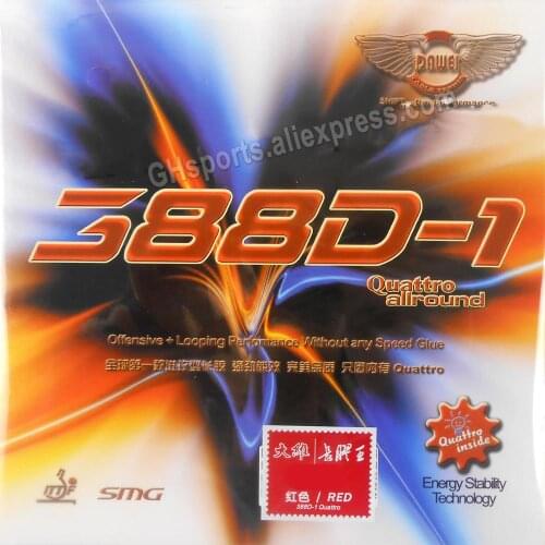 Original Dawei 388d-1 Quattro All Round Long Pimples Table Tennis Rubber With Pips-out Pips-long Rubbers
