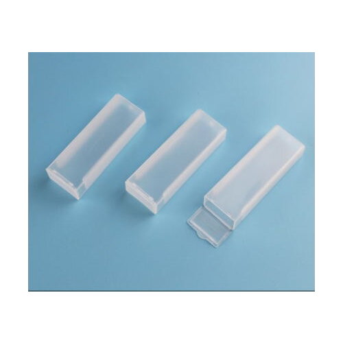 Plastic Microscope Slide Mailer Glass Slides Holder Storage Box Microslide PP Holds 5 Dispenser Box - Pack 10