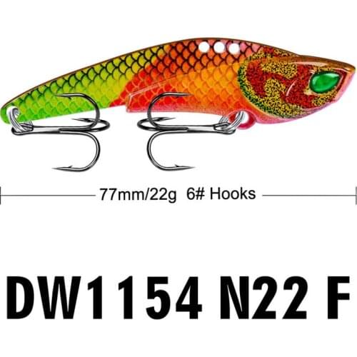 Fishing Lures 22G Road Asian Bait Metal Sequins Entertainment 77mm Bait Lu Ya Sequins VIB Lu Ya Sequins Fishing