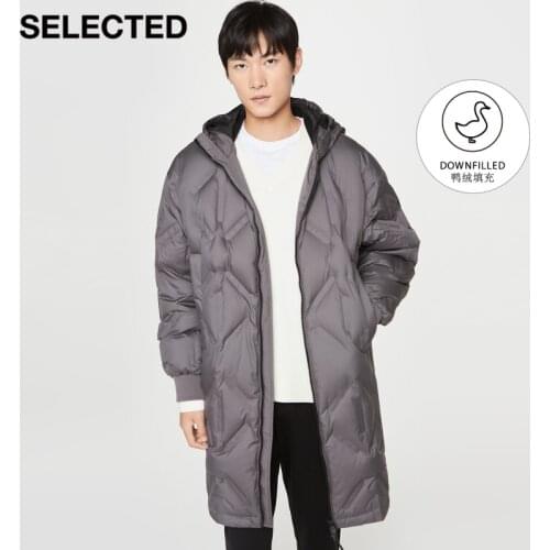 SELECTED New Duck Down Casual Hooded Long Down Outwear S|420412042
