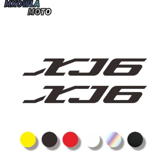 2PCS Reflective Motorcycle Body shell Wheels Fairing Helmet Tank Pad Decoration Logo Accessories Stickers Decals For YAMAHA XJ6