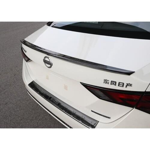 JINGHANG ABS Carbon fiber Car Rear Wing Trunk Lip Spoiler For NEW NISSAN SYLPHY 2020