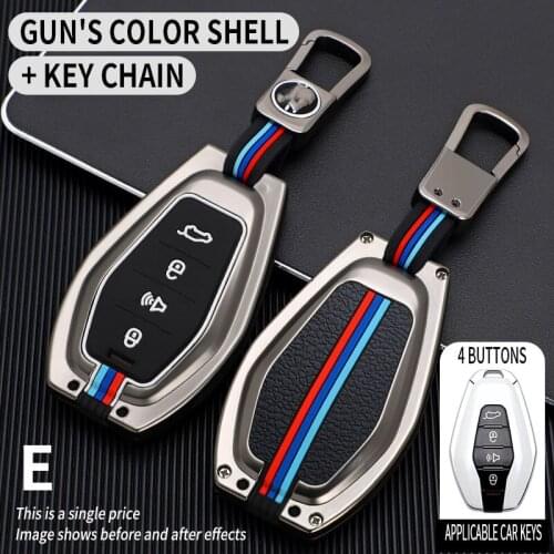 Car Key Case Cover Key Bag For Chery X70 x95 x90 Accessories Car-Styling Auto Protect Set Keychain Holder Shell Alloy Protection