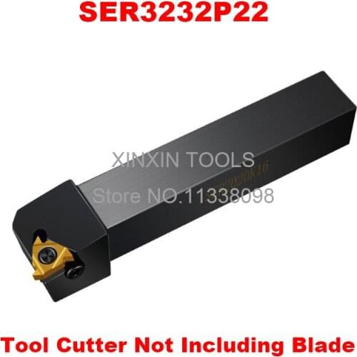 SER3232P22 32*32MM External Thread Turning Tool Lathe Cutting Tools CNC Turning Lathe Machine Tools Turning Tool Holder
