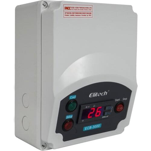 Elitech ECB-3000 Electric Control Box Cold Room Electric Control Panel Electronic Relay Cold Storage Temperature Control