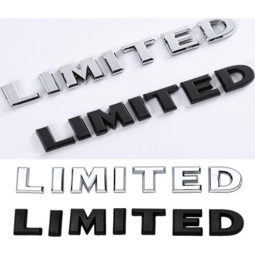 3D Metal LIMITED Car Sticker Emblem Badge For Jeep BMW Ford Volvo Nissan Mazda Audi VW Honda car Lada Kia Chevrolet DS