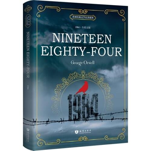 Genuine 1984 English Novel Book George Orwell with The Original Version Without Deletion of The Famous Books World Famous Studen