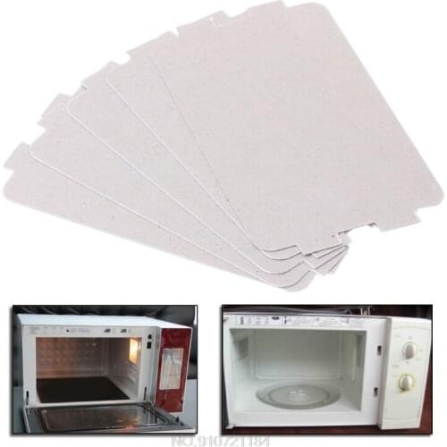 5Pcs Microwave Oven Mica Plate Sheet Thick Replacement Part 107x64mm For Midea N25 20 Dropshipping