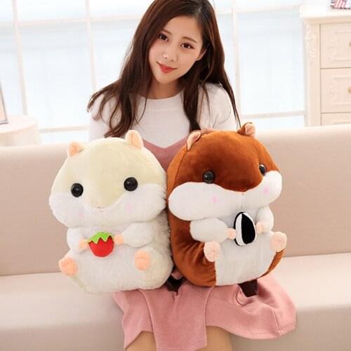 Hamster Plush Backpack Cute Baby Small Backpack Hamster Doll Multi-Function Backpack Boy Girl Child Cartoon Bag Birthday Gift