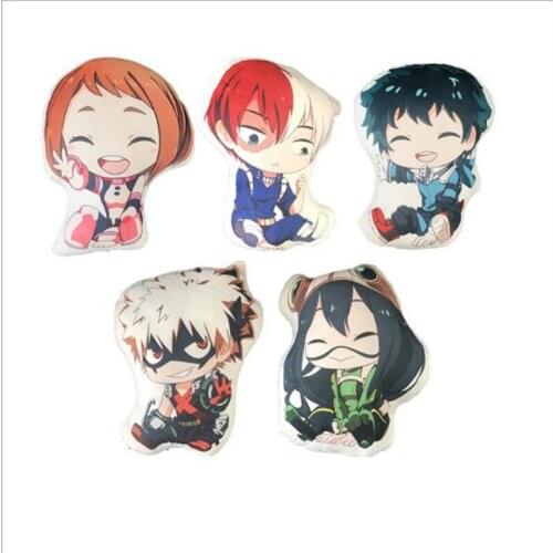 40cm My Hero Academia Anime Boku Yoh Asakura Katsuki Bakugo Shoto Toooroki Dolls Pillow Cute Soft Cushion For Kid Christmas Gift
