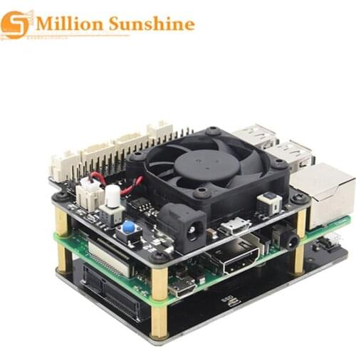 Raspberry Pi X735 gestión de potencia y de refrigeración automática placa de expansión con desconexión seguros para Raspberry Pi