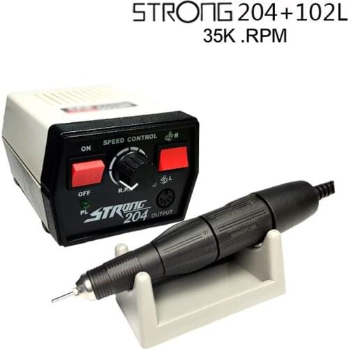 Dental Lab STRONG204 Micro motor Polishing Micromotor For 35000 rpm Handpiece