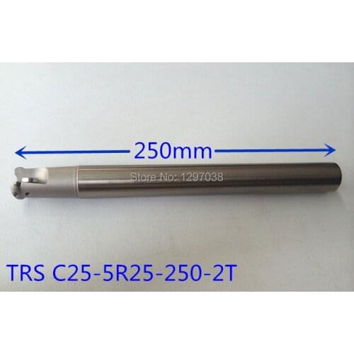 TRS C25-5R25-250-2T Comer Rounding End Mill Cutting diameter 12mm Length 130mm TRS Round dowel end mill RDMT10T3 Inserts