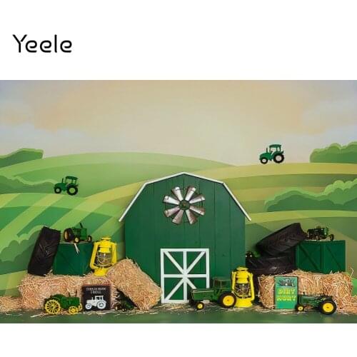 Yeele Newborn Baby Birthday Green Farm Theme Party Photography Backdrop Photographic Decoration Backgrounds For Photo Studio