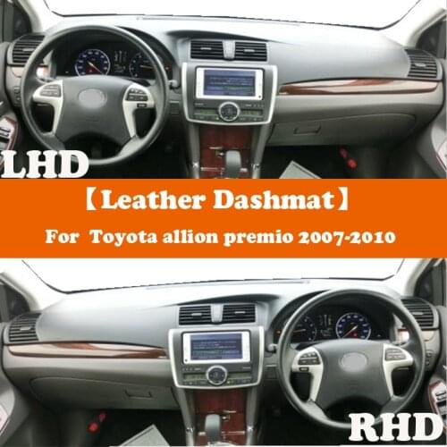 Suede Leather Dashmat Accessories Car-Styling Dashboard Covers Pad Sunshade For Toyota Allion NZ T260 T265 A15 A18 T26 2007-2010