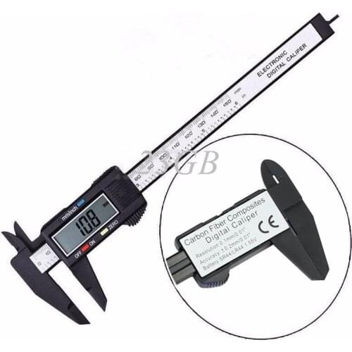 LCD Electronic Digital Gauge Stainless Vernier Caliper Micrometer 150mm 6 inch