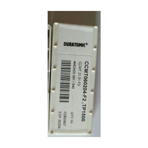 10PCS TOOLS CARBIDE INSERT CCMT060204-F2 TP1500 TP2500