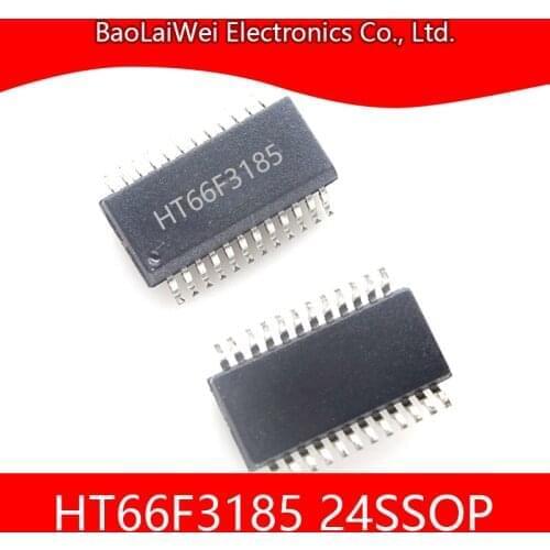 2pcs HT66F3185 24SOP 24SSOP 28SSOP ic chip Electronic Components Integrated Circuits Active Components A/D Flash MCU with EEPROM