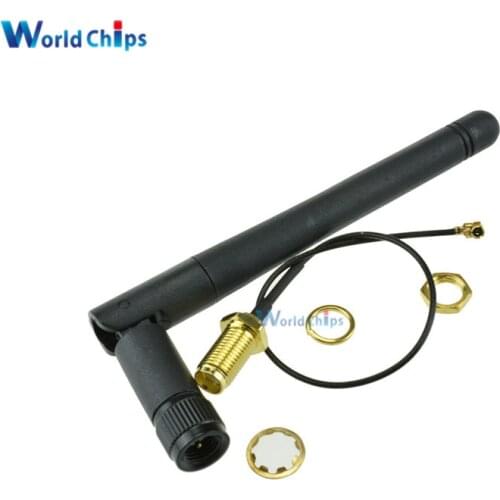 2.4G Wireless SMA Antenna Extension Cable 3DBI Gain Antenna For NRF24L01 PA CC2500 Module 20cm IPX Adapter Cable For Arduino