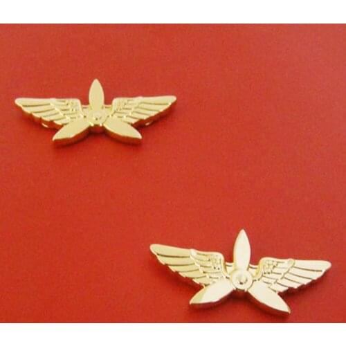 WWII AVIATOR PILOT FLIGHT WINGS BADGE PIN THEATRICAL PROPERTY GOLD