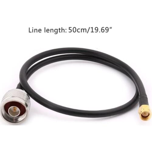 SMA Male To N Type Male RG58 Pigtail Cable 50cm Connector Wifi Antenna Cables